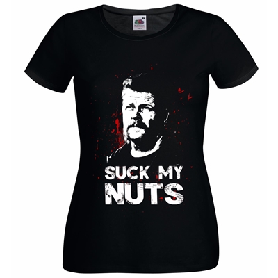 Дамска тениска на SUCK MY NUTS - ABRAHAM